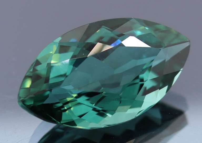 Ravishing 18.45ct top green created Amethyst