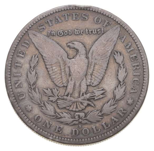 1895-S Morgan Silver Dollar