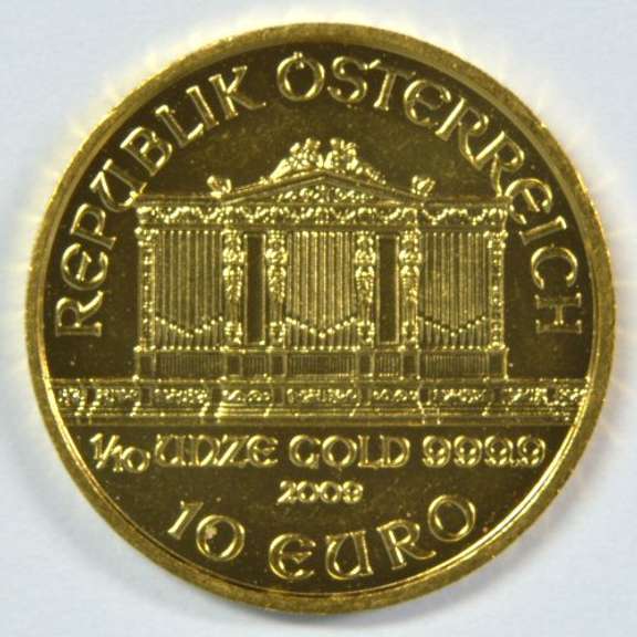 Superb Gem BU 2009 Austria Philharmonic 1/10th Gold