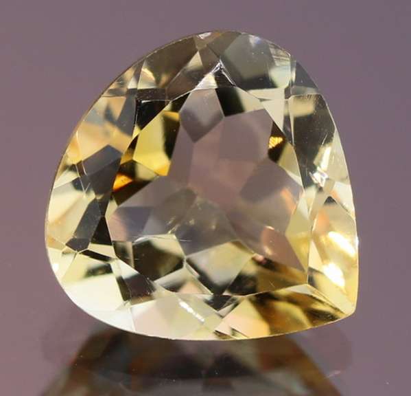 Amazing 3.67ct pear cut Citrine