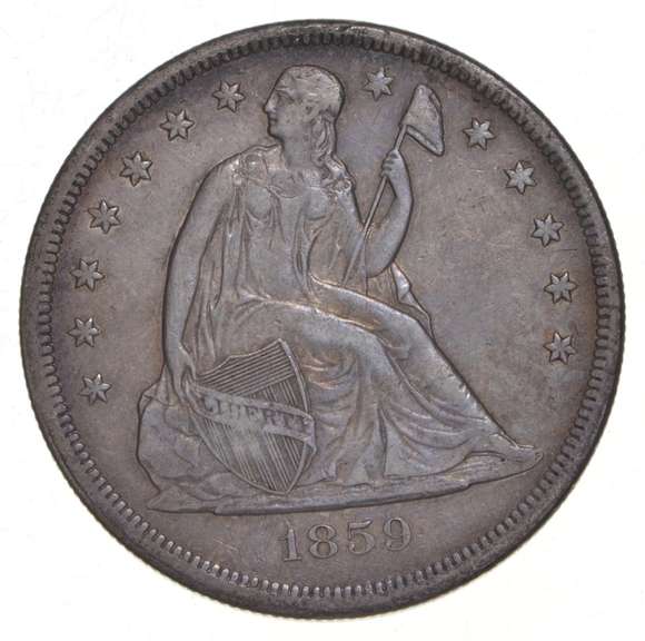 1859-O Seated Liberty Silver Dollar