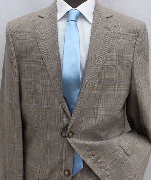 New Arrival, Wool, Linen & Silk blend suit, Made in Italy
