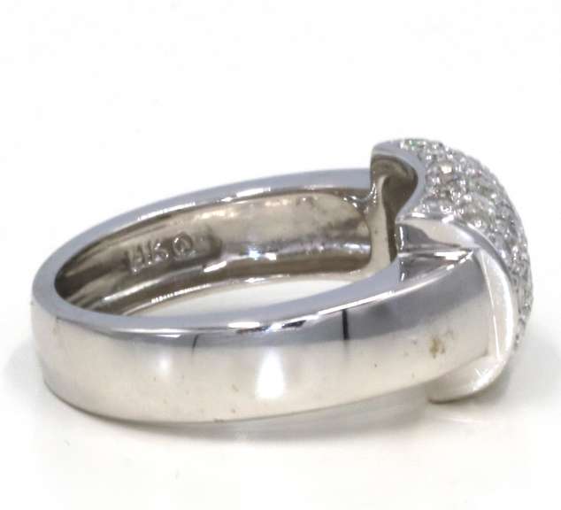 Elegant 14kt WG Pave Diamond Ring