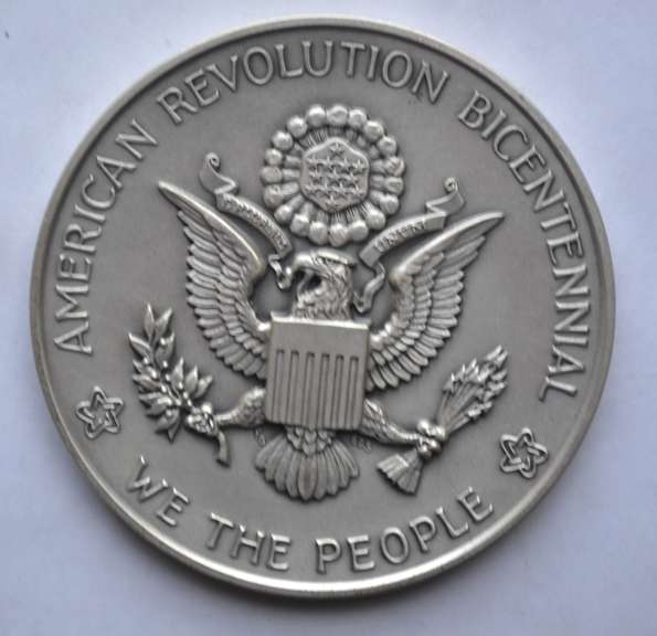 1976 Large Sterling US Mint Bicentennial Medal