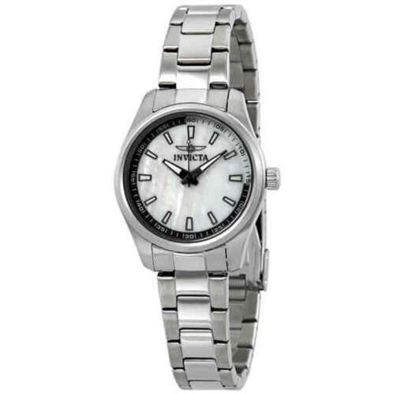 Invicta Mother of Pearl Dial Stainless Steel Ladies Watch