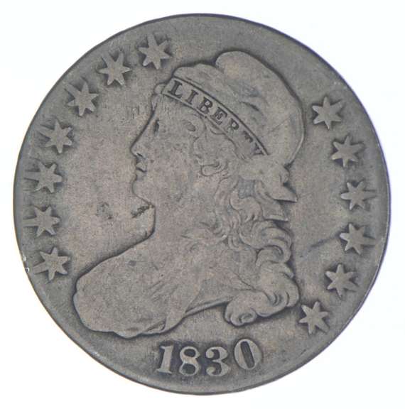 1830 Capped Bust Half Dollar