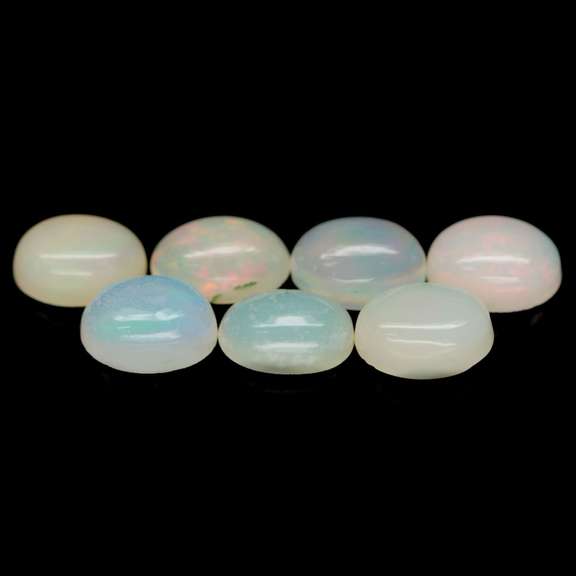 Beautiful 4.13ct unheated Ethiopian opal set