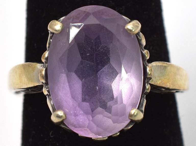 Sterling Silver Amethyst Ring