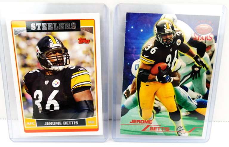 2 Jerome Bettis Football Cards