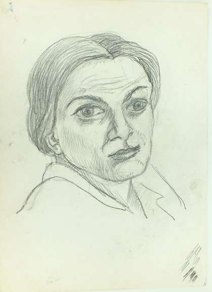 VERY COLLECTIBLE PENCIL DRAWINGS ON PAPER BY KORNEEV