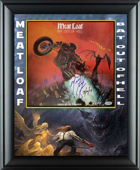 Meat Loaf Bat Out Of Hell Album Display ACOA Witness