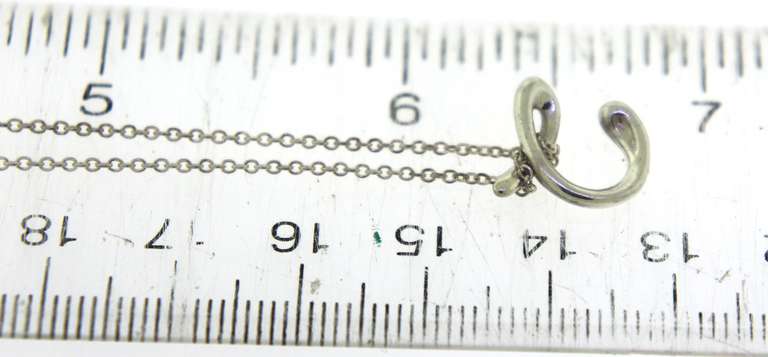 Tiffany & Co Elsa Peretti Leatther C Necklace
