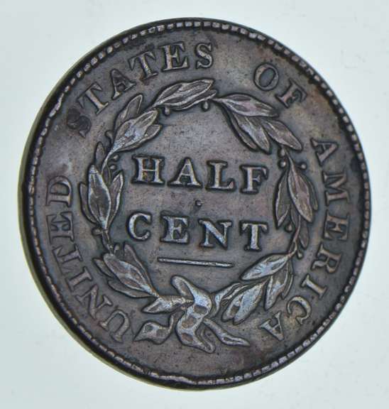 1823 Classic Head Half Cent