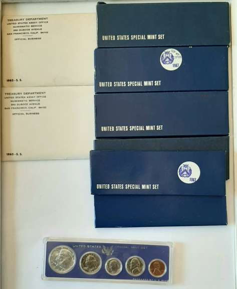 8 1965 -7 US  Special Mint Sets