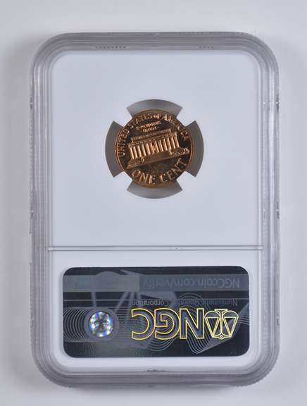 PF64 RB 1973-S Lincoln Memorial Cent - RAINBOW TONING - Graded NGC