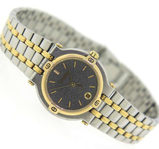 Gucci 9000L 2 Tone Watch