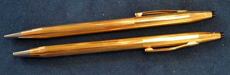 Cross Pen and Pencil Set Gold Filled