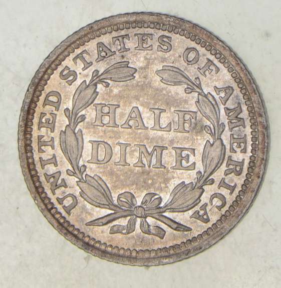 1853 Seated Liberty Half Dime
