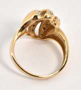 Tasteful 14k Diamond Cluster Ring