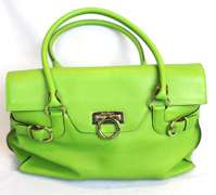 Salvatore Ferragamo Gina Satchel Leather Bag