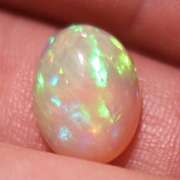 Shimmering 3.43ct multi patterned Welo Opal