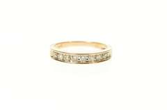 14K Yellow Gold 0.36 Ctw Diamond Classic Wedding Band Ring
