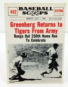 1961 Baseball Scoops Baseball Card