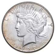 1927-S Peace Silver Dollar