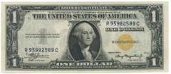 Nice CU 1935A Series $1 North Africa Silver Certificate