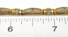 Classy Diamond Accent Bracelet in Vermeil