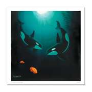In the Company of Orcas by Wyland