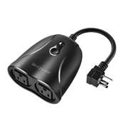 Dual Outlets IP44 Smart WIFI Socket 3680W