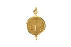 10K Yellow Gold FBI 10 Years Fidelity Bravery Integrity Pendant/Pin