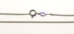 Italian Sterling Silver Marcasite Flower Pendant Necklace