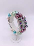 Stunning Pearl & Gemstone Geneva Watch