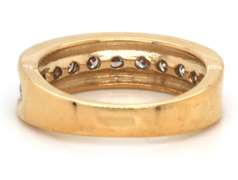 Beautiful Yellow Gold Diamond Band