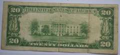 First and Only Small Size 1928 $ 20 Gold Certificate
