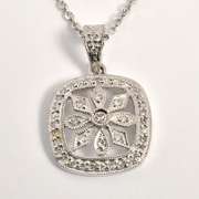 Darling Diamond Pendant Necklace in 14K WG