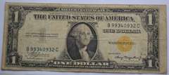 1934 A North  Africa $ 1 Silver Cert Emergency  Issue