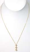 Elegant Graduating Diamond Necklace in 14KT Yellow Gold