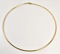 Popular 14k Omega Necklace