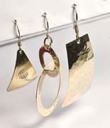 Four Pairs Sterling Dangle Earrings