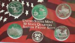 2004 & 2 2005 Silver US Proof Sets