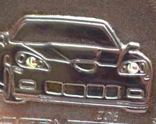 39 Enameled Light Up $1 Car Tribute Medals