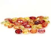 Heated only! 9.61ct fancy color Sapphire set