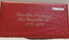 1976 Sil Unc 3 pc BiCentennial 40% Sil