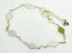 Silpada Diamond Shaped Sterling Silver Bracelet