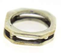 Modern Group Lot of 3 Sterling Silver Rings