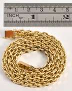 Heavy Reflective 14k Necklace