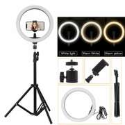 10 Inch LED Ring Light Tripod Stand Selfie Holder